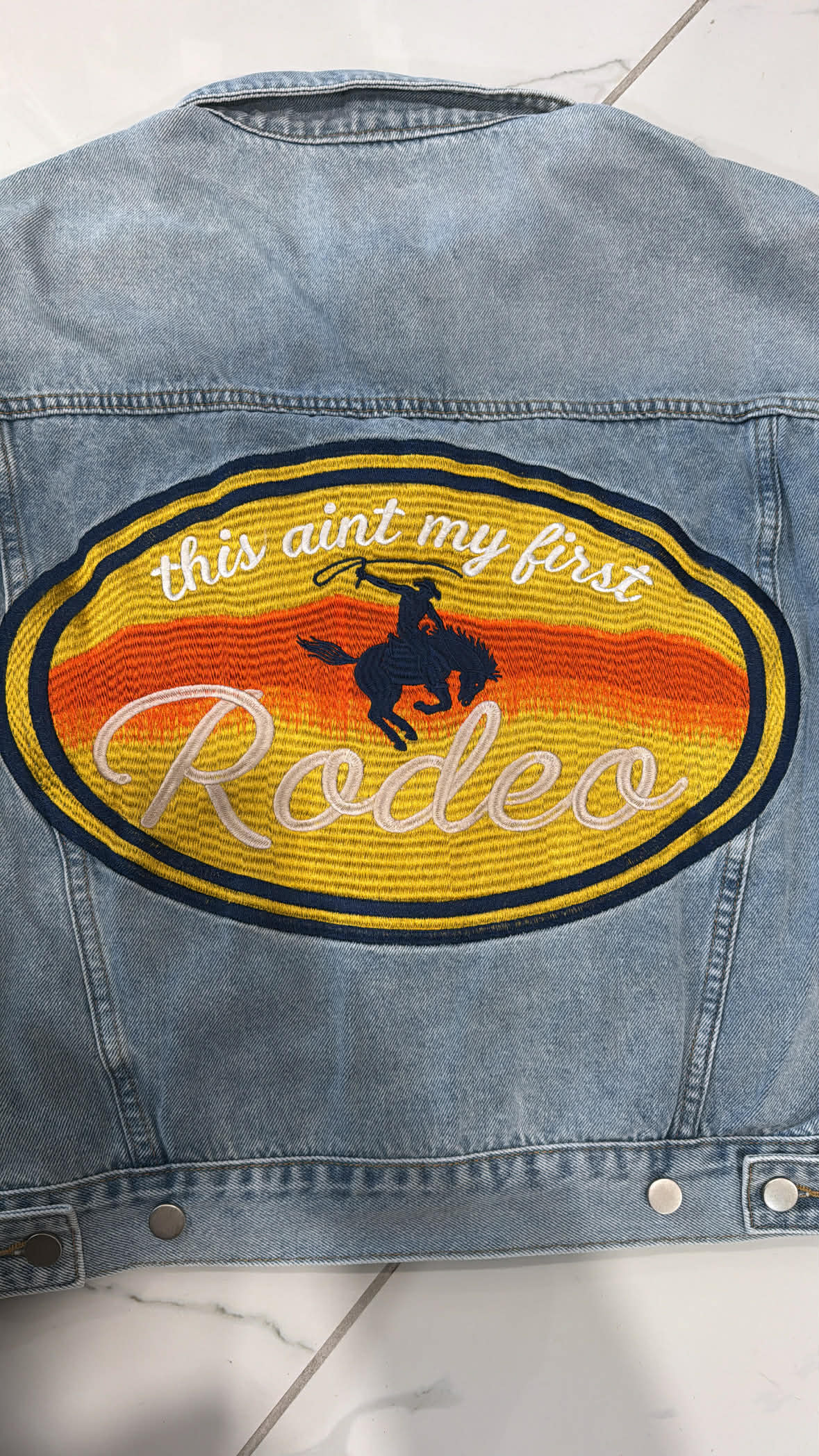EMBROIDERED DENIM JACKET