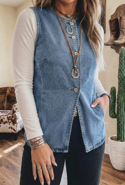 DENIM VEST