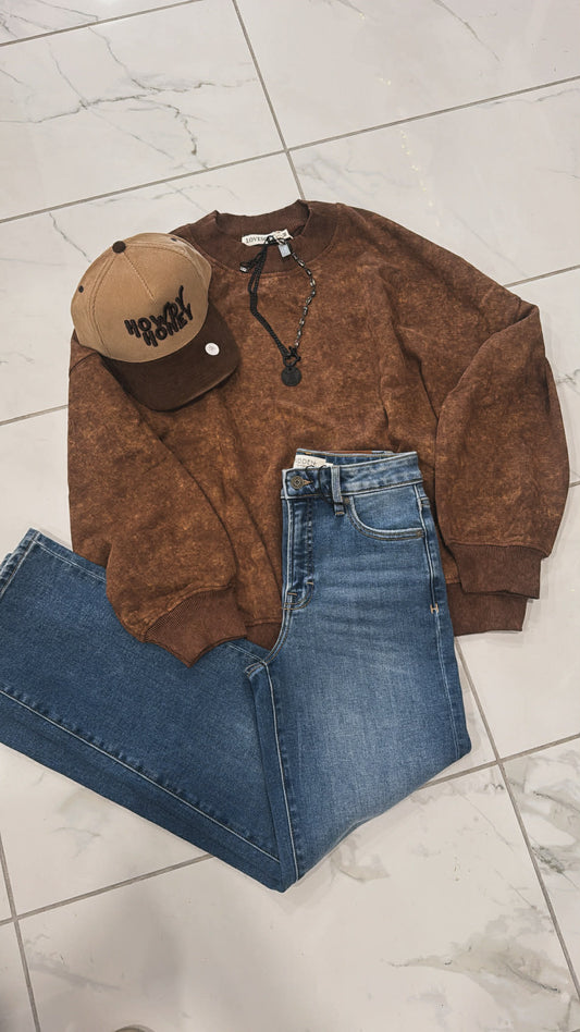 SOLID DROP SWEATER