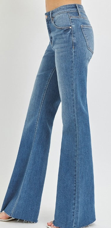 RISEN MID RISE DENIM