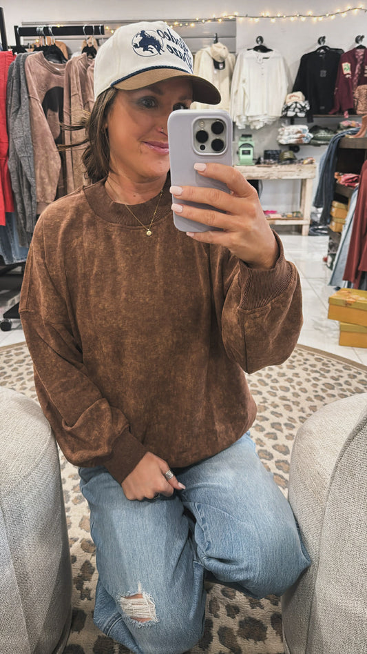 SOLID DROP SWEATER