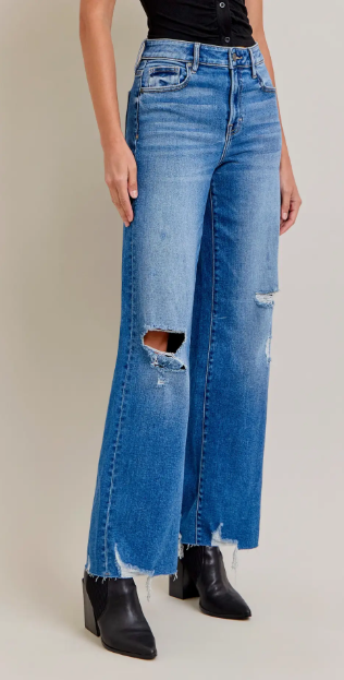 HIDDEN MEDIUM WASH DENIM