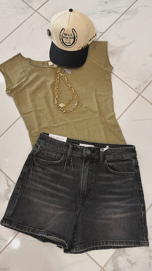 BOAT NECK SHORT SLEEVE