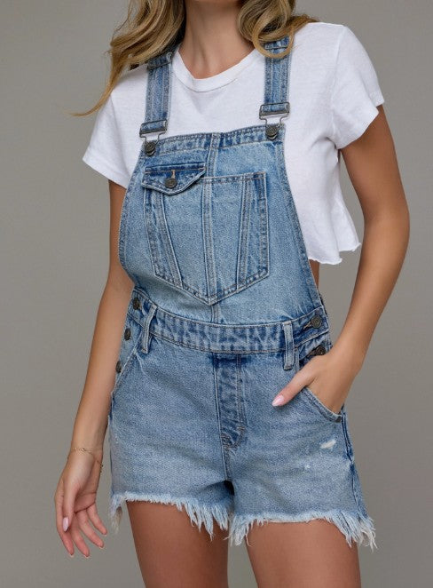 MEDIUM WASH OVERALL