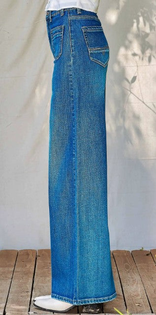 VIBRANT WIDE LEG DENIM