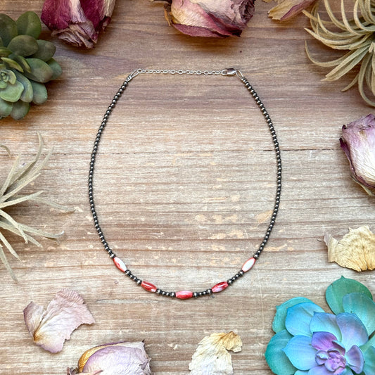 Orange Spiny Oyster Choker β 14.5β