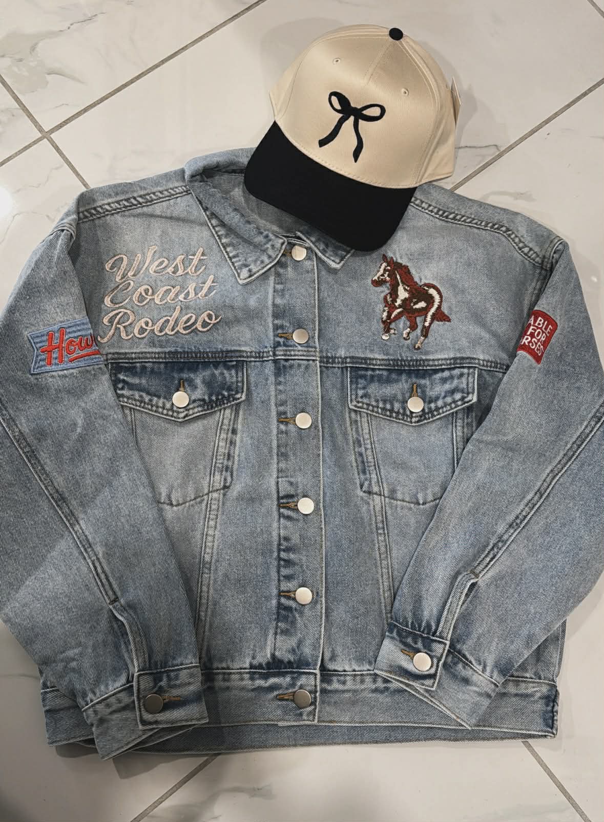 EMBROIDERED DENIM JACKET
