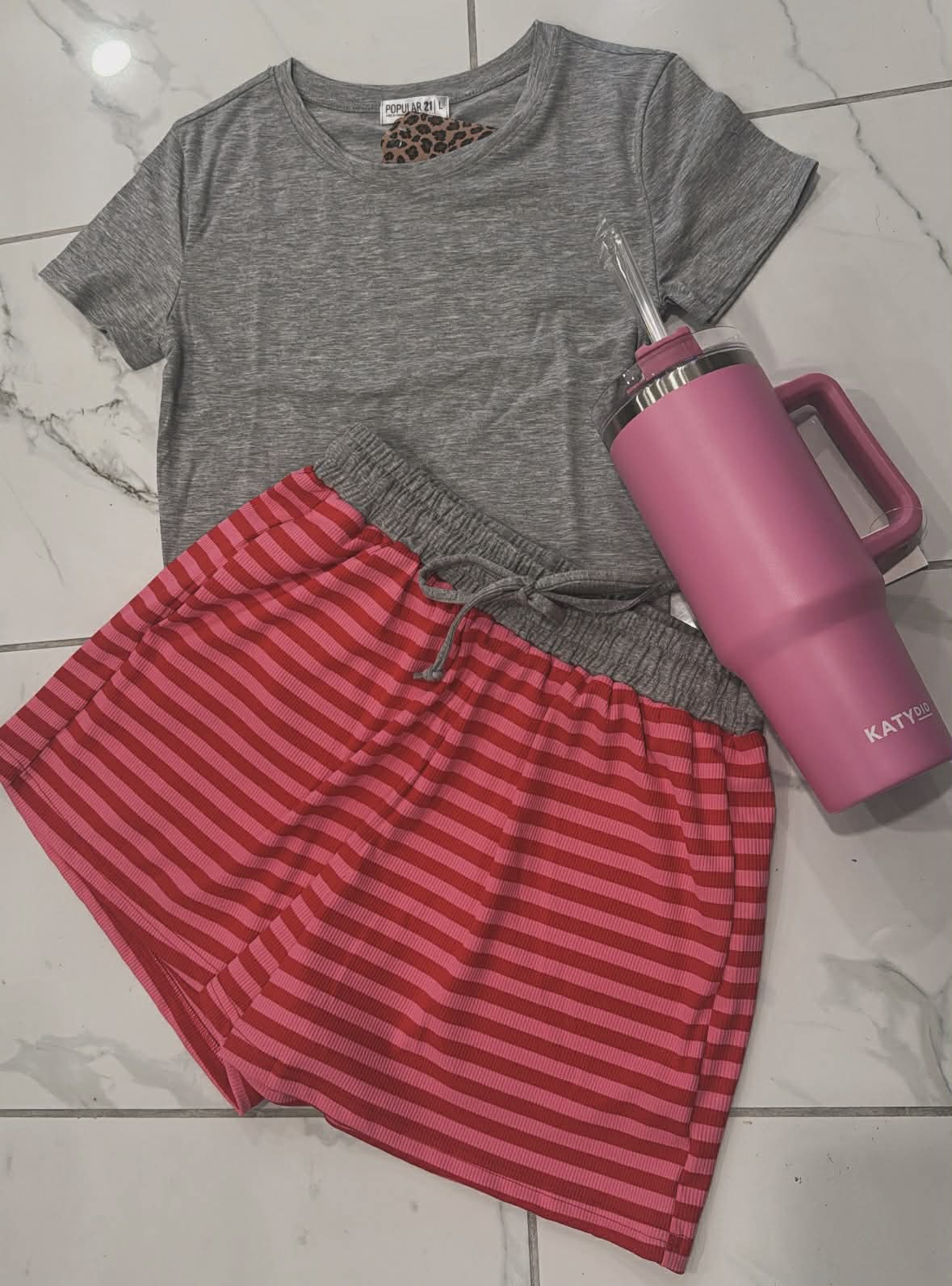 VALENTINE STRIPED SHORTS