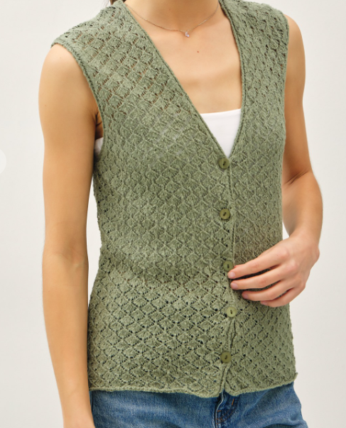 V-NECK KNIT TANK