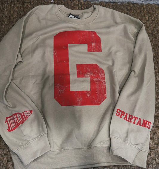 GRANGER SPARTANS CREWNECK