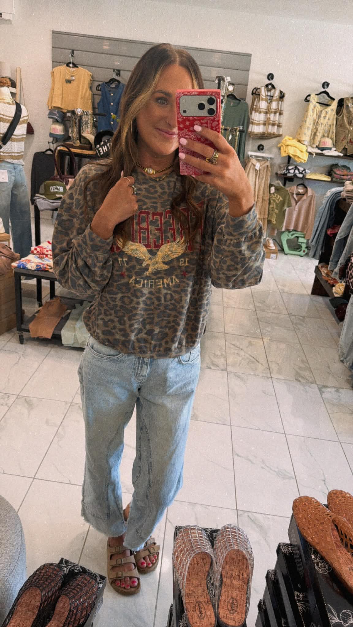 GRAPHIC LONG SLEEVE TOP