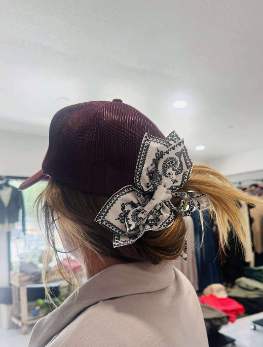 PAISLEY FLORAL BOW