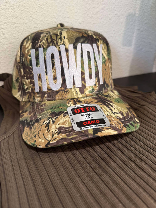 HOWDY CAMO HAT