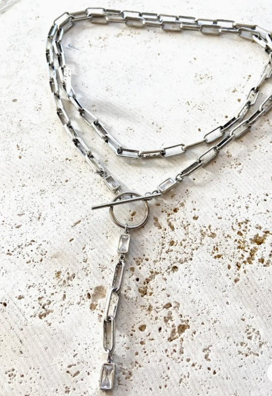 PAPERCLIP WRAP NECKLACE