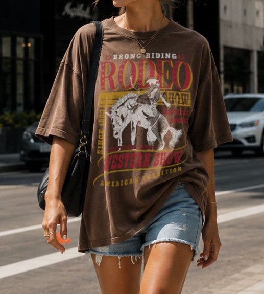 BRONC OVERSIZED TEE
