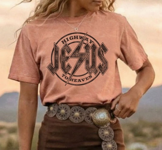 HIGHWAY TO JESUS TEE