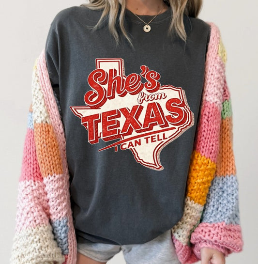 SHE'S FROM TEXAS TEE