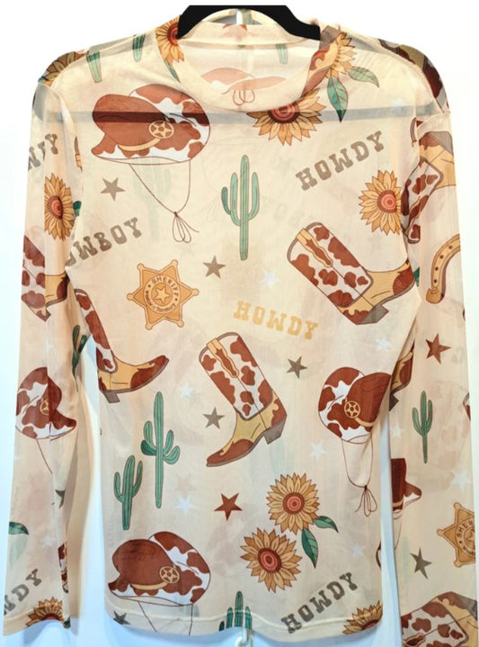 HOWDY MESH TOP