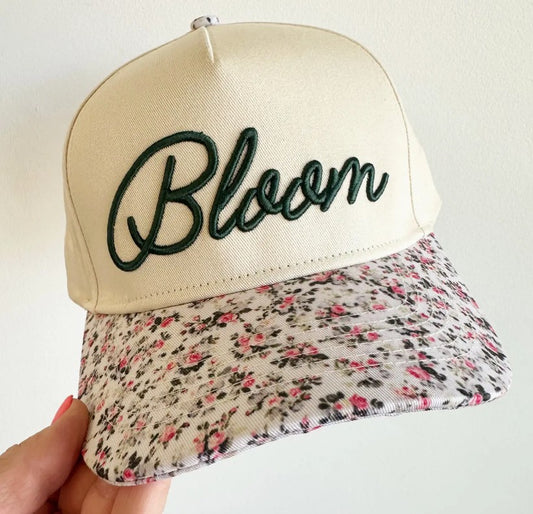 BLOOM FLORAL HAT