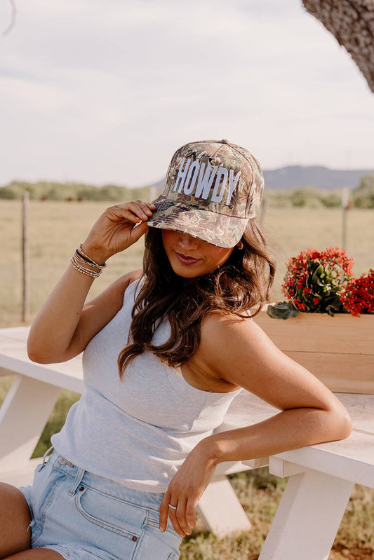 HOWDY CAMO HAT