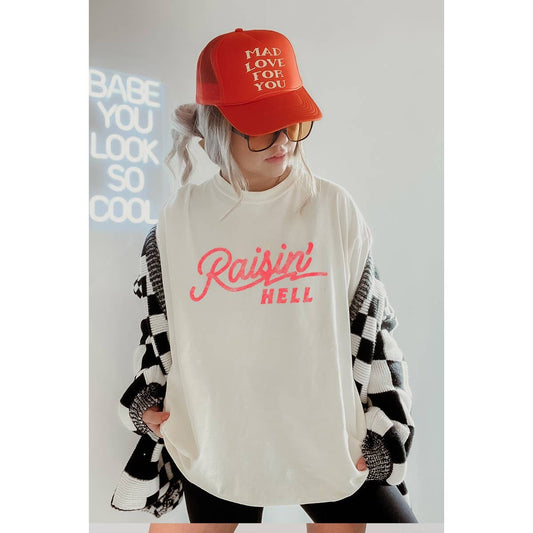 RASIN HELL OVERSIZED TEE